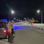 Patroli Malam Polsek Kuripan Blue Light Jaga Keamanan di Jalur Bypass Lombok