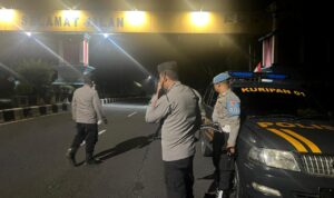 KRYD Gabungan Polsek Kuripan, Jaga Kamtibmas Malam Hari di Lombok Barat