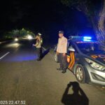 Patroli Blue Light Intensif di BIL, Polsek Kediri Jamin Keamanan Pengguna Jalan