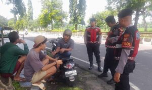 Patroli Dialogis Sat Samapta Lombok Barat Sapa Warga, Sosialisasi KEMOS 110