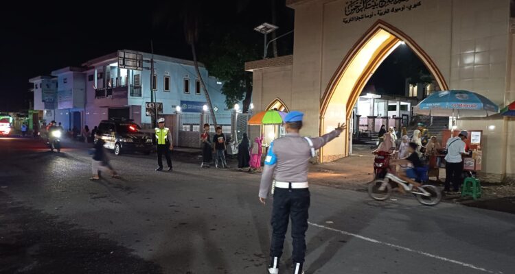 Polsek Kediri Intensifkan Patroli Tarawih, Jamin Keamanan Selama Ramadhan