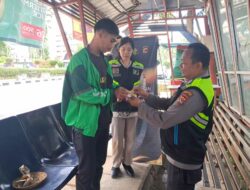 Bakti Kesehatan Polres Lombok Barat untuk Pengemudi Ojol
