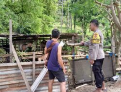 Bhabinkamtibmas Senggigi Dorong Pemanfaatan Lahan untuk Ketahanan Pangan
