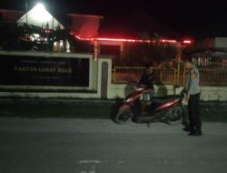 Polsek Bolo Intensifikan Operasi Razia dan Sweeping Untuk Antisipasi Peredaran Narkoba, Sajam dan Premanisme