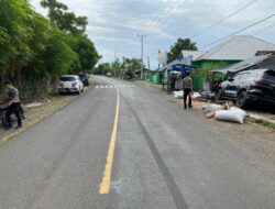 Satlantas Polres Dompu Tangani Kecelakaan Maut di Jalan Lintas