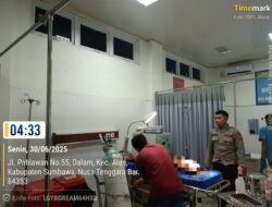 Sedang Dalam Pengaruh Miras, Seorang Wanita Mengalami Kecelakaan Tunggal di Alas Barat