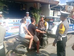 Polres Loteng Tindak Ratusan Pelanggar Lalin dalam Sepekan Operasi Patuh. 