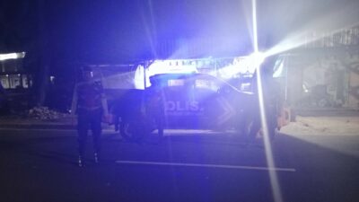 Patroli Blue Light Ditingkatkan di Bypass BIL I, Polres Lombok Barat Antisipasi Kejahatan Jalanan