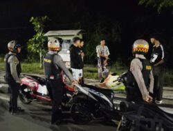 Patroli Malam di Bypass BIL II, Polres Lombok Barat Tegaskan Komitmen Cegah Kriminalitas