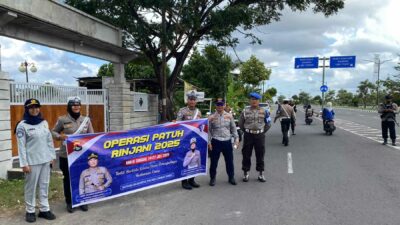 Puluhan Pelanggar Terjaring Operasi Patuh Rinjani di Bypass Bil 2, Lombok Barat