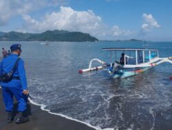 Sat Polairud Jaga Ketat Pantai Cemare Lembar demi Wisata Aman