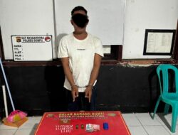 Tim Opsnal Satresnarkoba Polres Dompu Bekuk Terduga Pengedar Sabu di Manggelewa