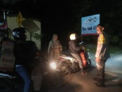 Polsek Batu Lanteh Laksanakan Patroli KRYD dan Blue Light, Ciptakan Situasi Kondusif di Wilayah Klungkung