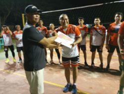 Satlantas Polres Dompu Tampil Perkasa, Juarai Turnamen Voli Hari Bhayangkara ke-79