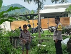 Bhabinkamtibmas Senggigi Dorong Pemanfaatan Lahan Kosong di Dusun Krandangan