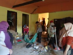 Tiga Pilar Kelurahan Bugis Gelar Gotong Royong Bersihkan Kantor Lama untuk Kantor Koperasi