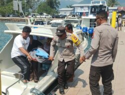 Polsek Pemenang Evakuasi Korban Peserta FORNAS NTB