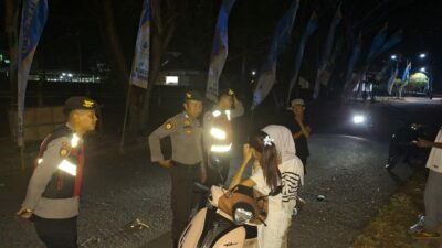Sat Samapta Polres Lombok Utara Lakukan Patroli dan Sambangi Remaja Nongkrong