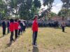 Bhabinkamtibmas Aik Bukak Polsek BKU Latih Paskibraka Desa Aik Bukak Menuju HUT RI ke-80