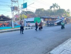 Unit Patmor Sat Samapta Polres Dompu Laksanakan Giat Rawan Pagi Dalam Rangka KRYD