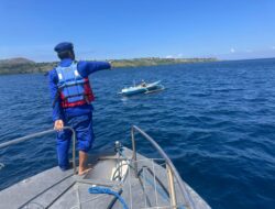 Sat Polairud Polres Dompu gelar patroli perairan di Teluk Saleh