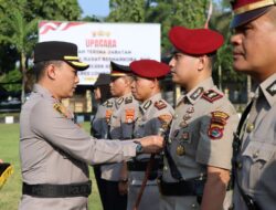 Polres Lombok Barat Gelar Sertijab, Tiga Pejabat Strategis Resmi Berganti