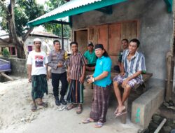 Pererat Silaturahmi dan Jaga Kamtibmas, Bhabinkamtibmas Desa Hu’u Sambangi Tokoh Masyarakat di Dusun Sigi