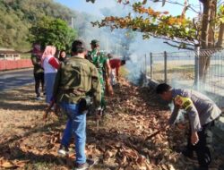 Kebersamaan dalam Aksi: Gotong Royong Wujud Sinergi Antara Bhabinkamtibmas, Babinsa, Agen PDPGR dan Masyarakat Pakirum
