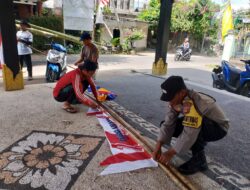 Bhabinkamtibmas Desa Lendang Ara Gencarkan Edukasi dan Ajak Warga Semarakkan HUT RI ke-80