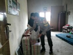 Bhabinkamtibmas Gerantung Lakukan Monitoring Distribusi Makanan Bergizi Gratis di Sekolah