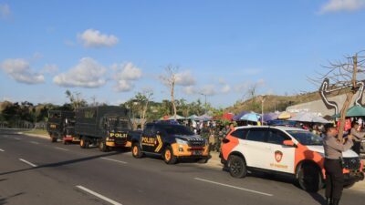 Jelang MotoGP 2025, Polres Loteng Tingkatkan Patroli Di Kawasan Sirkuit Mandalika. ‎