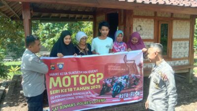 Polres Loteng Gelar Operasi Cipkon Mandalika 2025, Ajak Warga Jaga Keamanan Jelang MotoGP