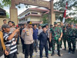 Kapolres Dompu Terjunkan 300 Personel, Amankan Aksi unjukrasa Kelompok AMRD di Kantor DPRD
