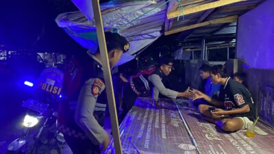 Sat Samapta Polres Lombok Utara Gelar Patroli Dialogis, Ajak Warga Jaga Kamtibmas