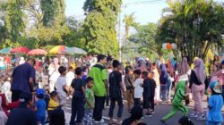 Car Free Day Lombok Barat di Jalan Soekarno-Hatta Penas Berlangsung Meriah dan Aman