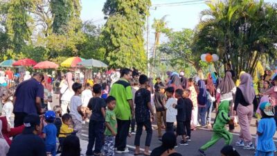 Car Free Day Lombok Barat di Jalan Soekarno-Hatta Penas Berlangsung Meriah dan Aman