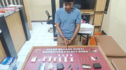 Kuasai dan Miliki Narkoba Jenis Shabu 1,74 Gram Petani Asal Desa Sai ini Diborgol Satresnarkoba Polres Bima