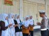 Sat Lantas Polres Bima Kota Gelar Himbauan Keselamatan Berlalulintas dan Bagikan Brosur