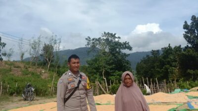 BHABINKAMTIBMAS DESA ADU DUKUNG PROGRAM KETAHANAN PANGAN NASIONAL