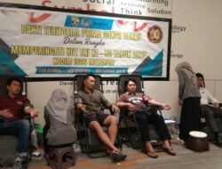 Ratusan Warga dan Prajurit Antusias Ikut Donor Darah HUT TNI