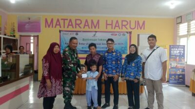 HUT TNI Ke-80, Senyum Bahagia Warga Mataram Timur