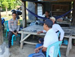 Personel Piket Polsek Brang Rea Laksanakan Patroli dan Sampaikan Imbauan Kamtibmas kepada Warga