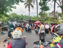 Polsek Kuripan Kawal Meriahnya Tradisi Nyongkolan di Lombok Barat