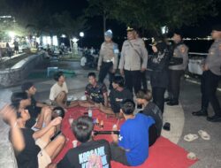 Personel Gabungan Polres Bima Kota Laksanakan Kegiatan Rutin yang Ditingkatkan (KRYD), Antisipasi Gangguan Keamanan