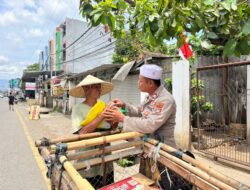 Tabur Kebaikan, Sat Binmas Polres Bima Kota Gelar Jumat Berbagi untuk Warga yang Membutuhkan