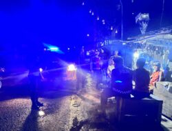 Unit Turjawali Sat Samapta Polres Bima Kota Laksanakan Patroli Blue Light di Wilayah Hukum Bima Kota