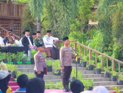 Kapolres Lombok Utara Pimpin Upacara Peringatan Hari Santri Nasional 2025 di Ponpes Al-Istiqomah Kapu