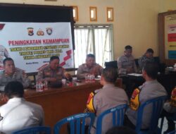 Wujudkan Polri Presisi, Polres Bima Kota Gelar Latkatpuan Teknis Pengemban Strategi Polmas
