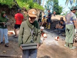 Sinergi TNI, Warga, dan Mahasiswa Unram Bangun Infrastruktur Desa