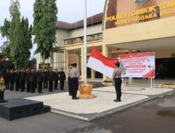 Polres Loteng Gelar Upacara Peringatan Hari Pahlawan “Teladani Semangat Juang Para Pahlawan”.